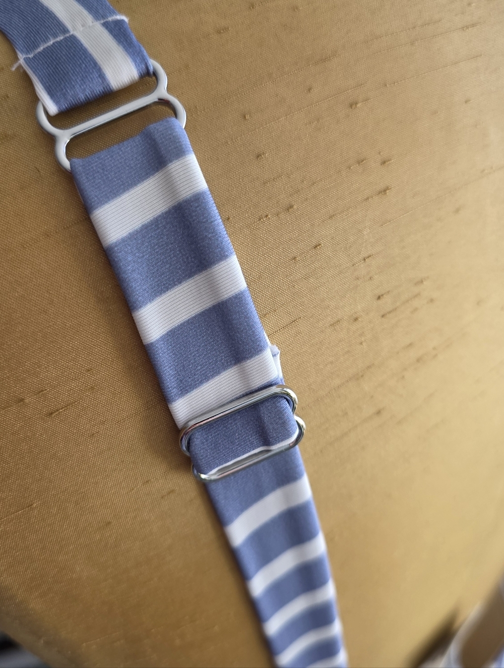 ☀️ H&M Blue White Striped One Piece Swimsuit Size S - Picture 6 of 8